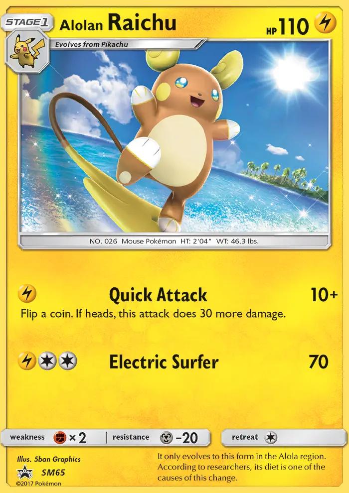 Image of Alolan Raichu Sun and Moon Promos (SMP) #SM65