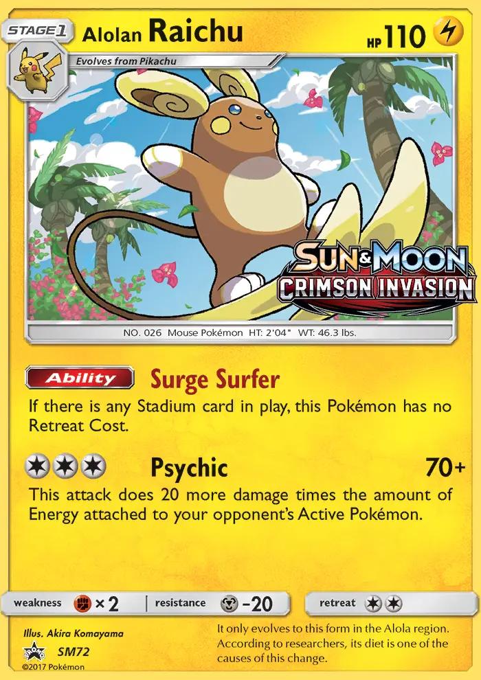 Image of Alolan Raichu Sun and Moon Promos (SMP) #SM72