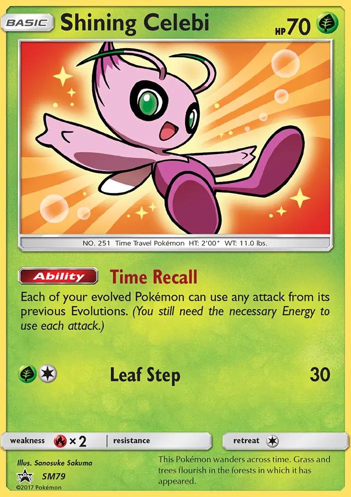 Image of Shining Celebi Sun and Moon Promos (SMP) #SM79
