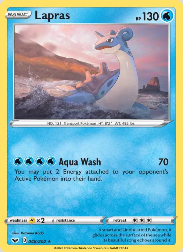 Image of Lapras Sword and Shield (SSH) #048
