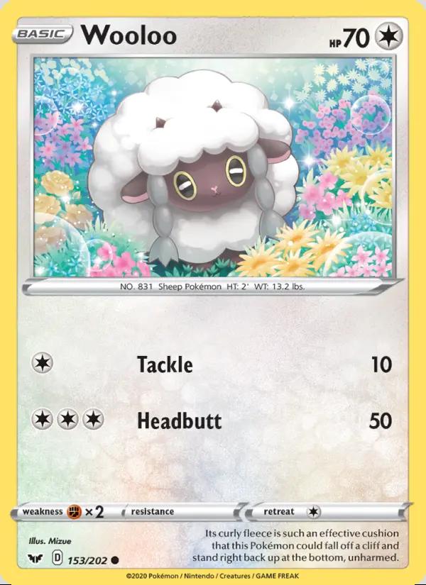 Image of Wooloo Sword and Shield (SSH) #153