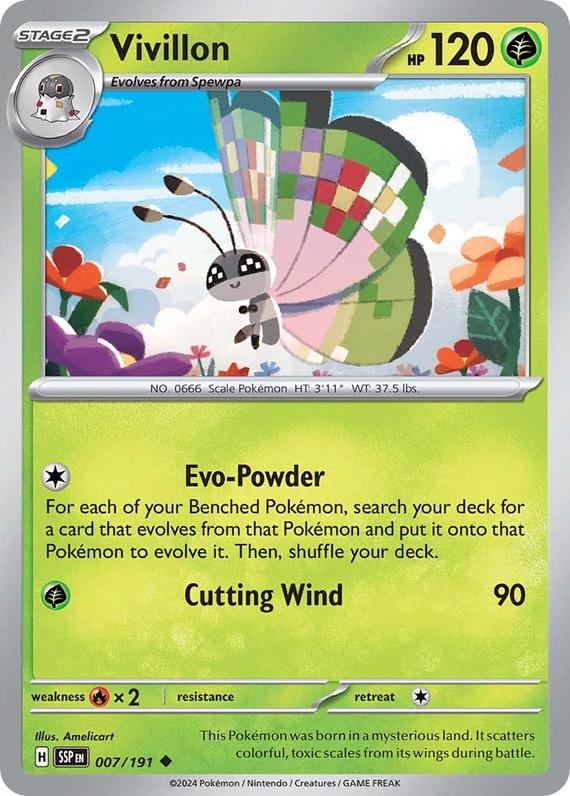 Image of Vivillon Surging Sparks (SSP) #007