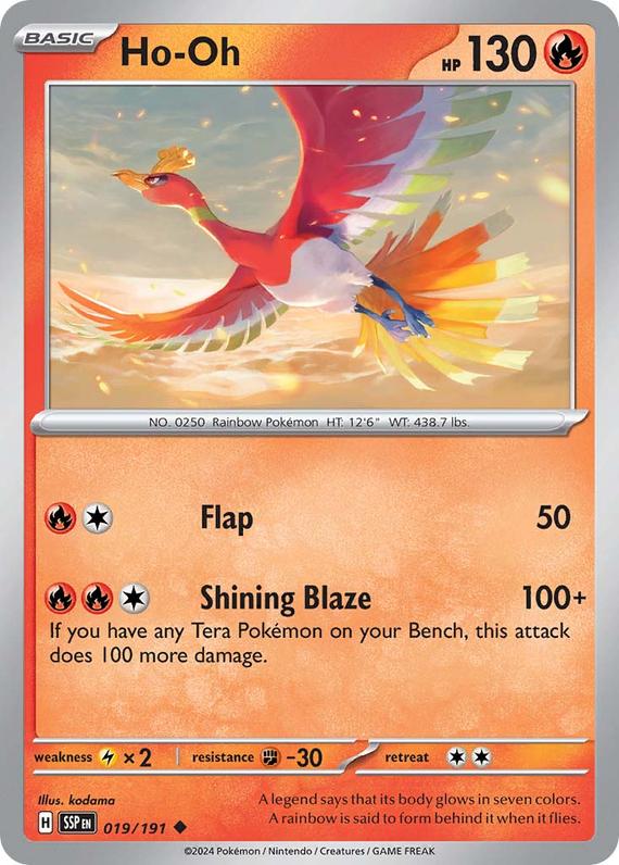 Image of Ho-Oh Surging Sparks (SSP) #019