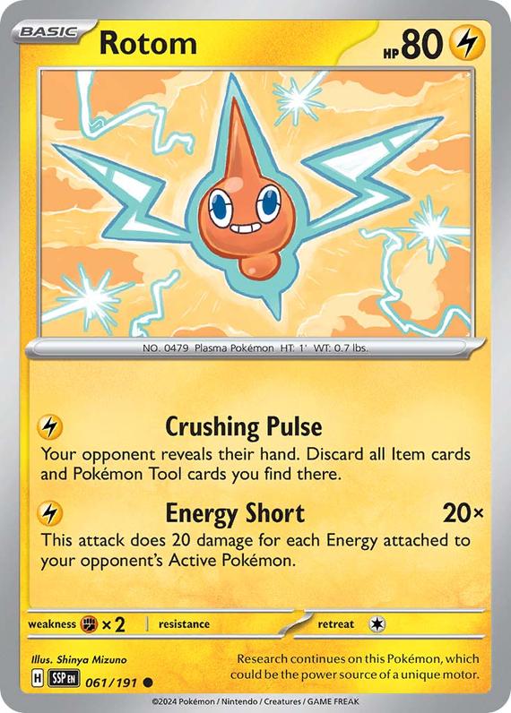 Image of Rotom Surging Sparks (SSP) #061
