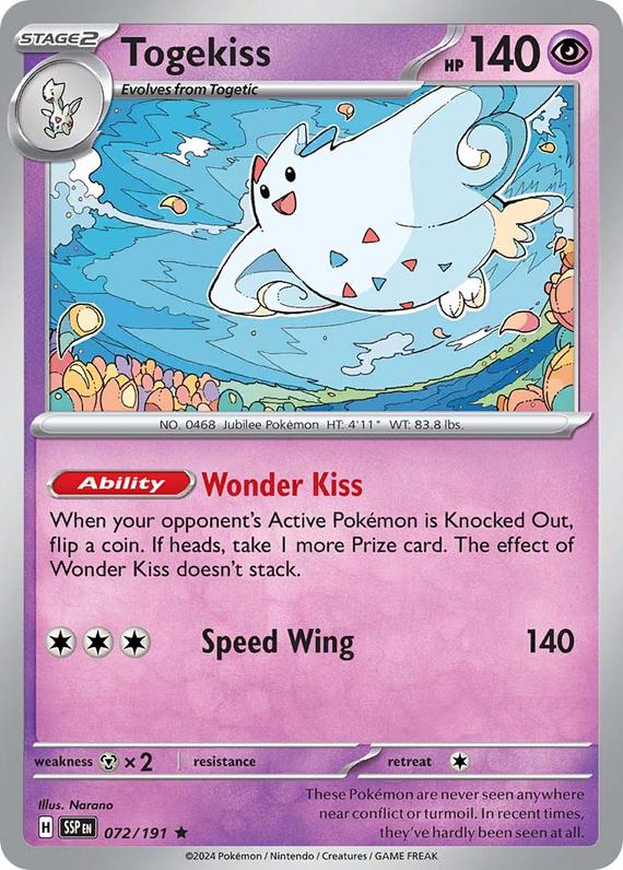 Image of Togekiss Surging Sparks (SSP) #072