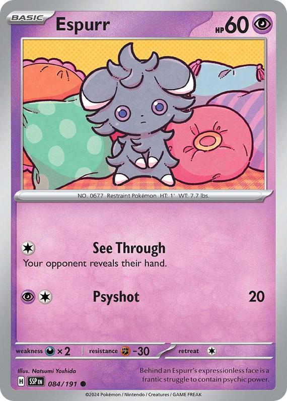 Image of Espurr Surging Sparks (SSP) #084