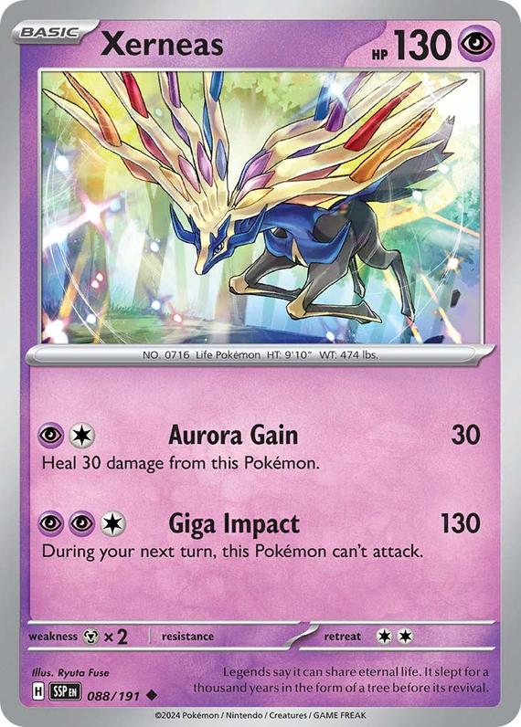 Image of Xerneas Surging Sparks (SSP) #088