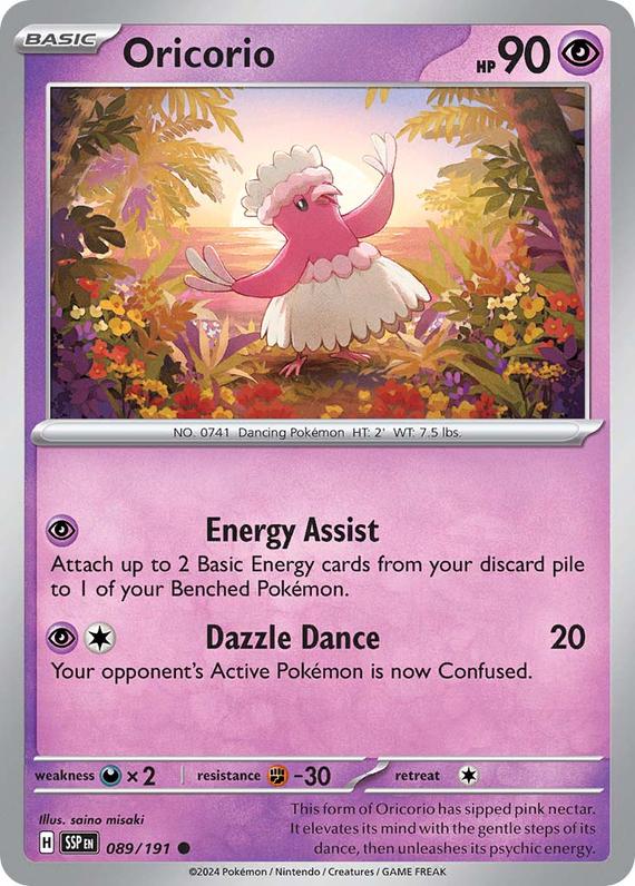 Image of Oricorio Surging Sparks (SSP) #089