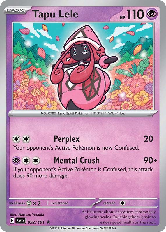 Image of Tapu Lele Surging Sparks (SSP) #092