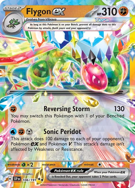 Image of Flygon ex Surging Sparks (SSP) #106