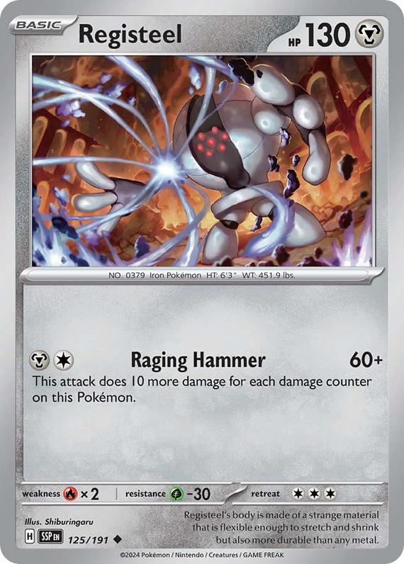 Image of Registeel Surging Sparks (SSP) #125