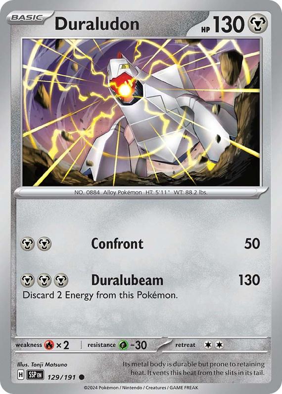 Image of Duraludon Surging Sparks (SSP) #129