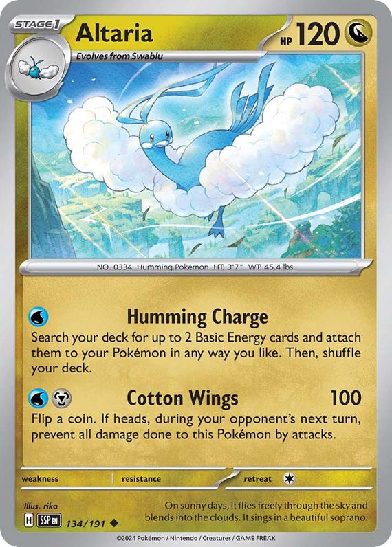 Image of Altaria Surging Sparks (SSP) #134