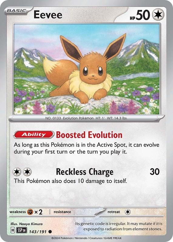 Image of Eevee Surging Sparks (SSP) #143