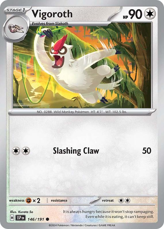 Image of Vigoroth Surging Sparks (SSP) #146