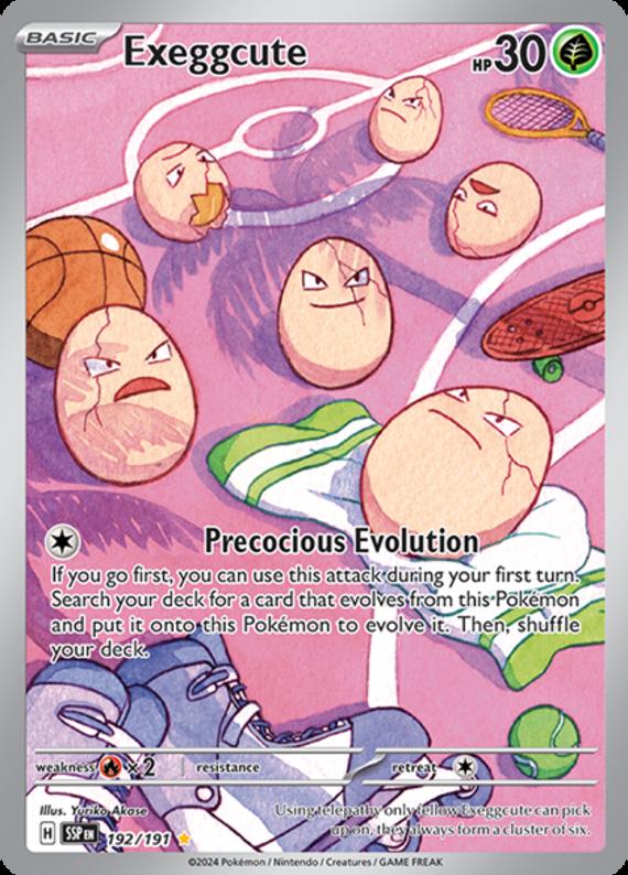 Image of Exeggcute Surging Sparks (SSP) #192