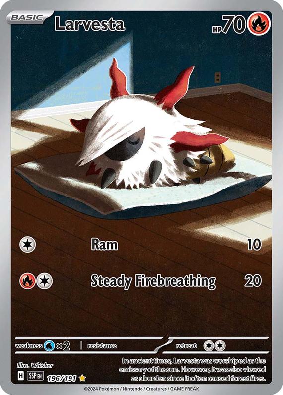 Image of Larvesta Surging Sparks (SSP) #196