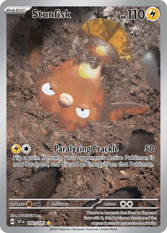 Image of Stunfisk Surging Sparks (SSP) #202