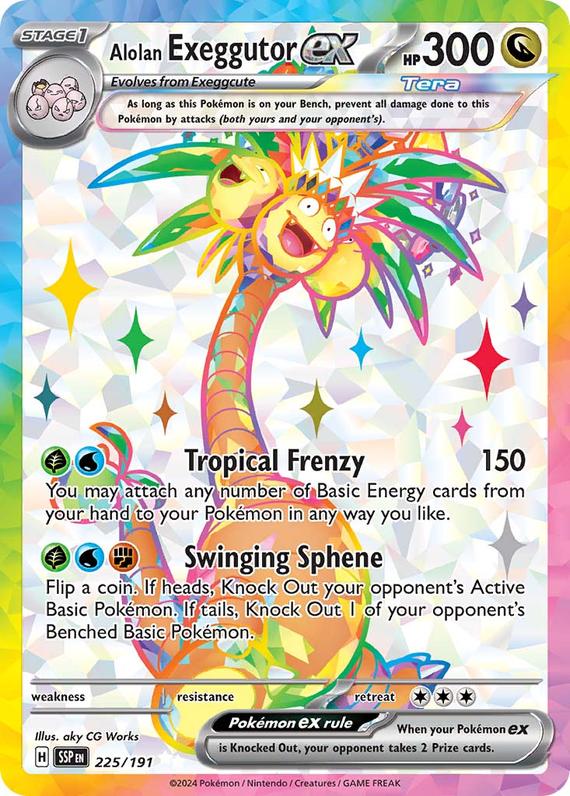 Image of Alolan Exeggutor ex Surging Sparks (SSP) #225
