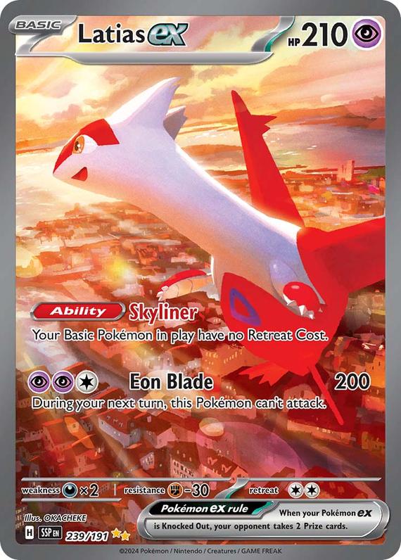 Image of Latias ex Surging Sparks (SSP) #239