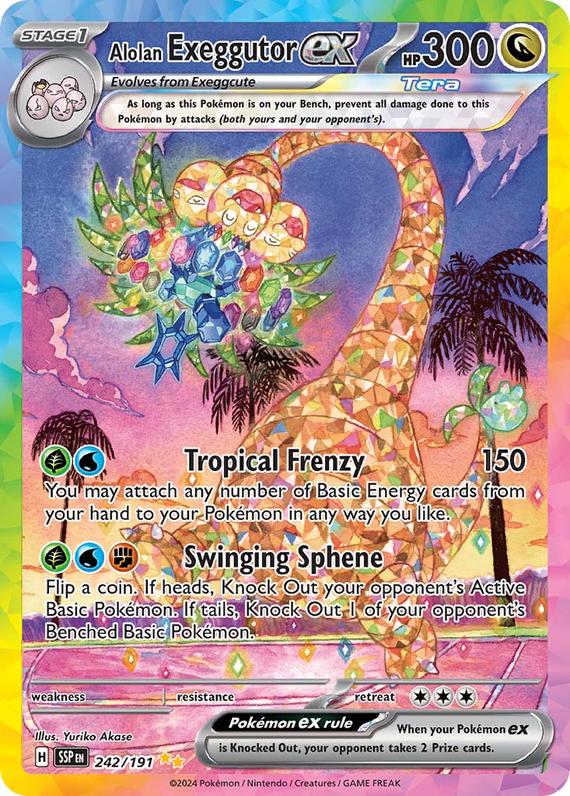 Image of Alolan Exeggutor ex Surging Sparks (SSP) #242