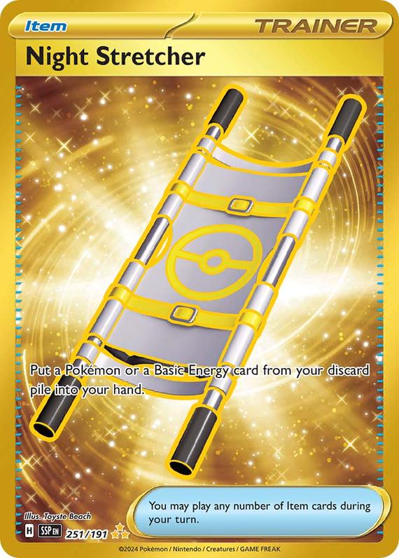 Image of Night Stretcher Surging Sparks (SSP) #251