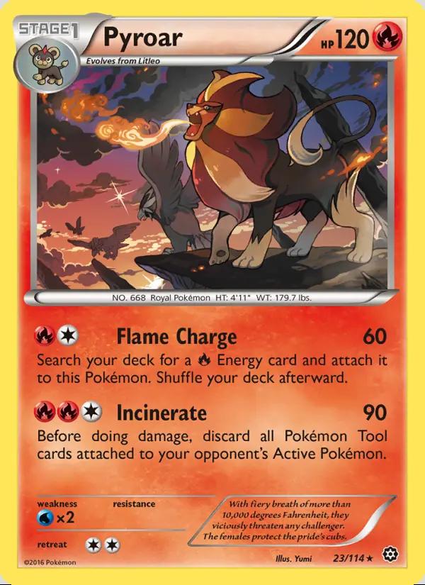 Image of Pyroar Steam Siege (STS) #23