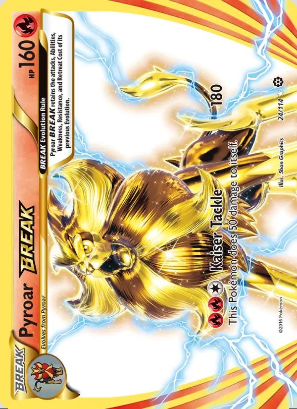 Image of Pyroar BREAK Steam Siege (STS) #24