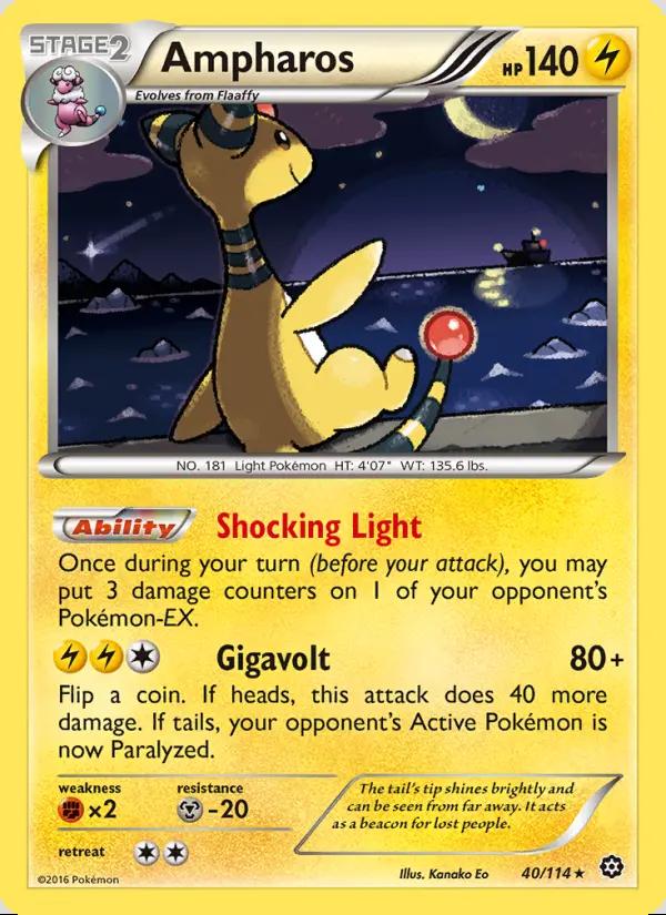 Image of Ampharos Steam Siege (STS) #40