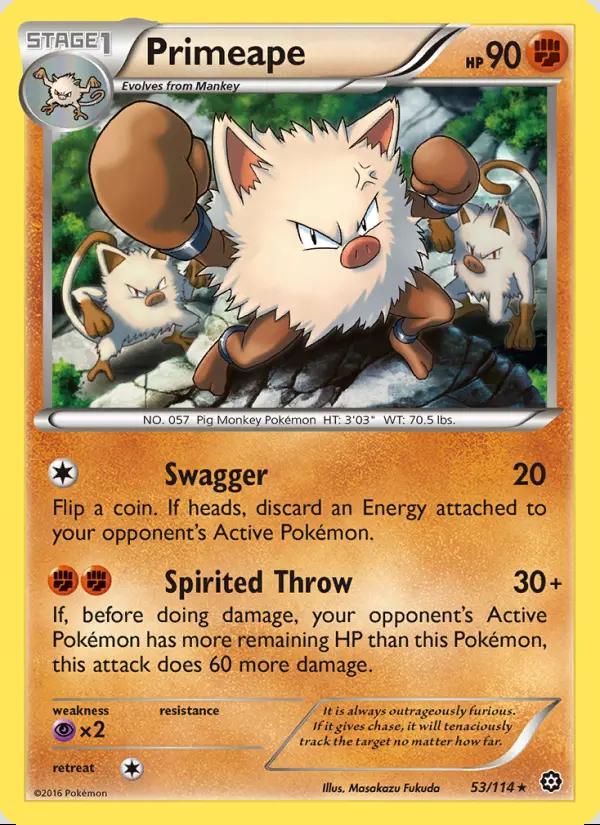 Image of Primeape Steam Siege (STS) #53