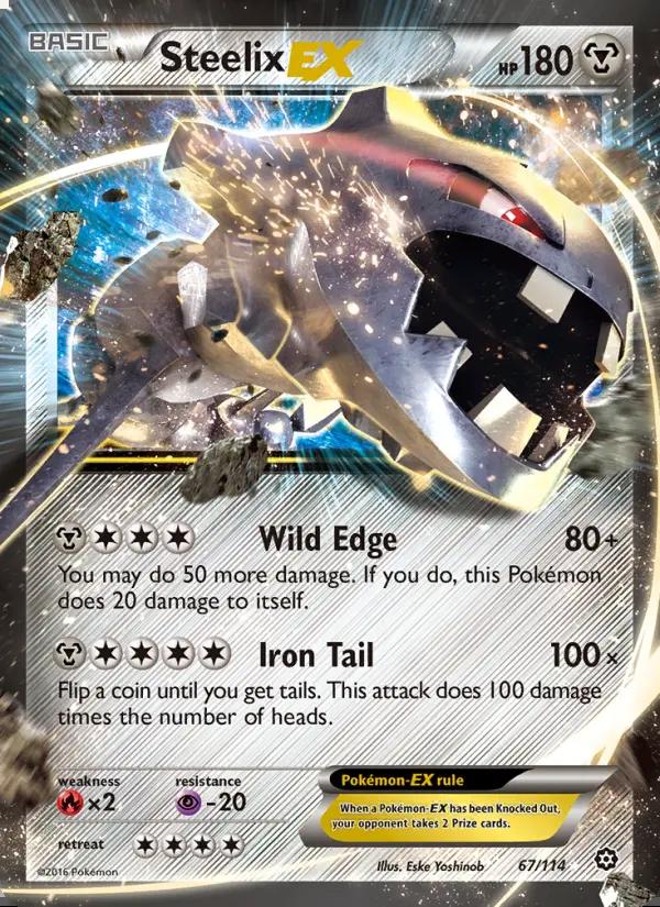 Image of Steelix-EX Steam Siege (STS) #67