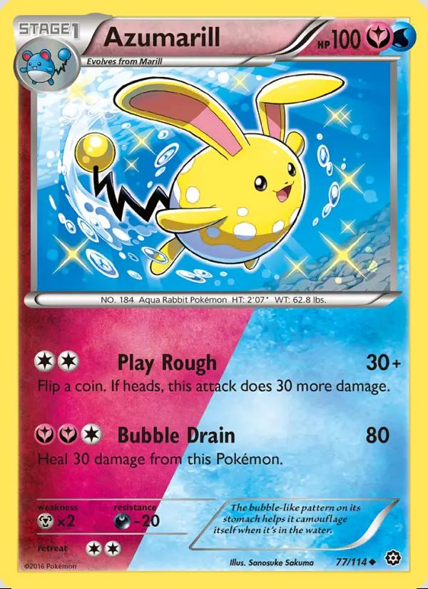 Image of Azumarill Steam Siege (STS) #77