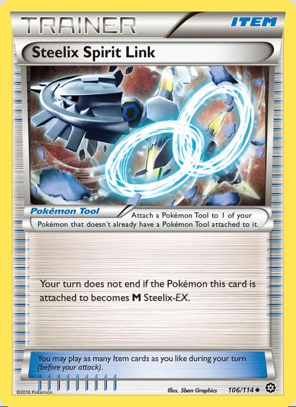 Image of Steelix Spirit Link Steam Siege (STS) #106