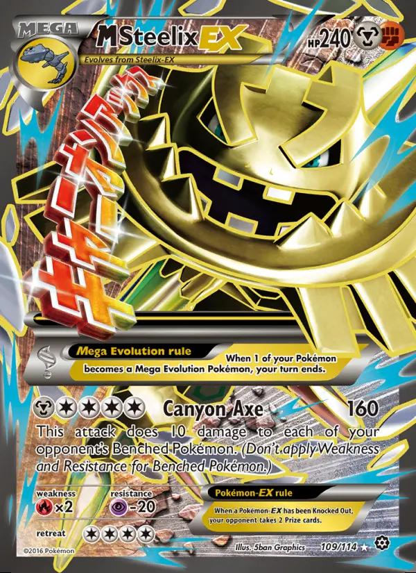 Image of M Steelix-EX Steam Siege (STS) #109