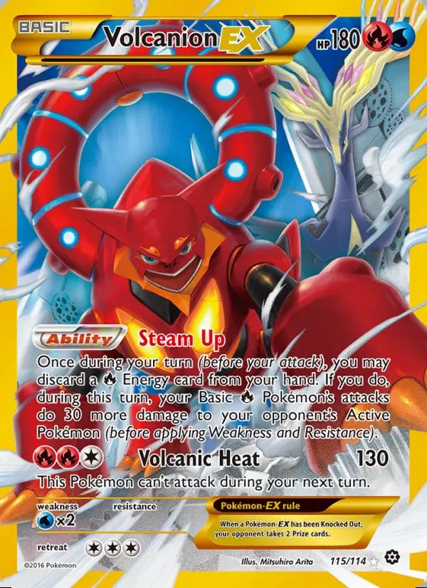 Image of Volcanion-EX Steam Siege (STS) #115
