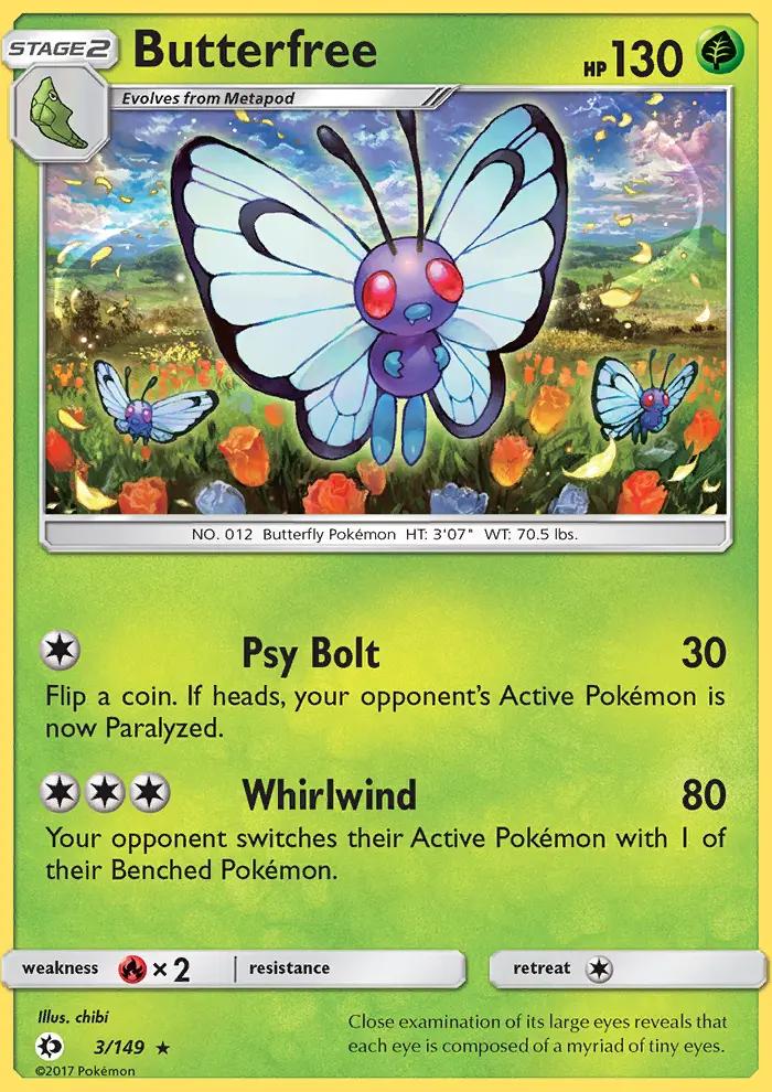 Image of Butterfree Sun and Moon (SUM) #3
