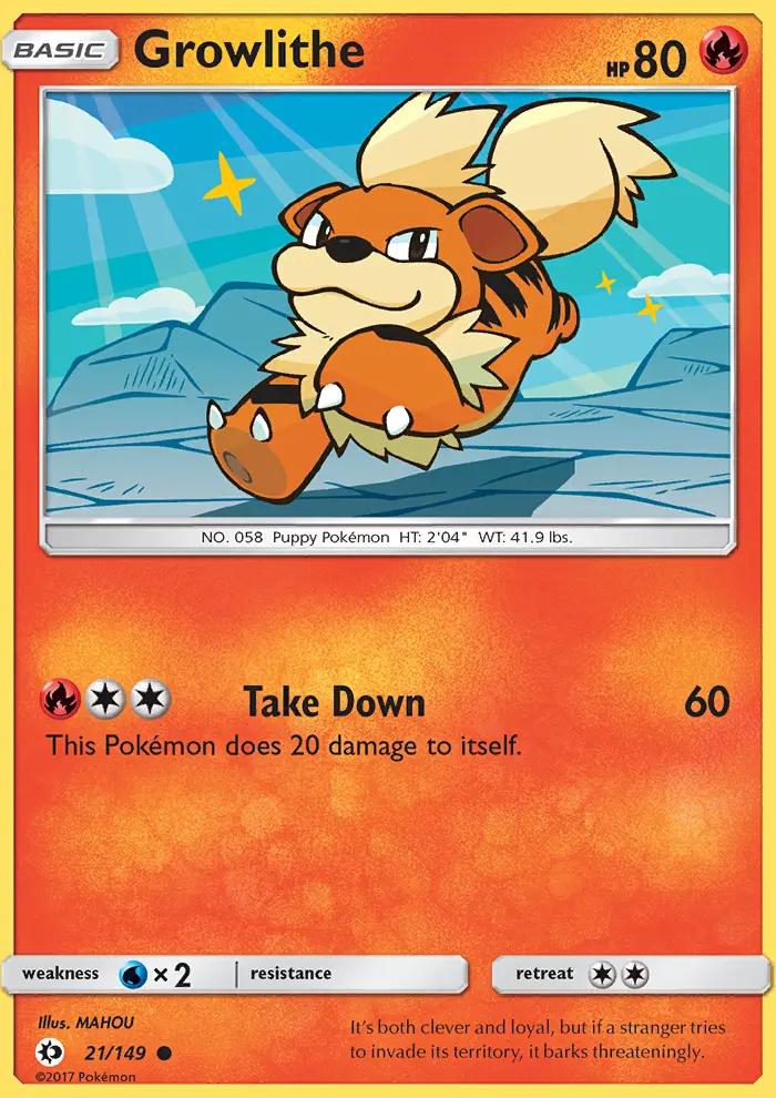 Image of Growlithe Sun and Moon (SUM) #21