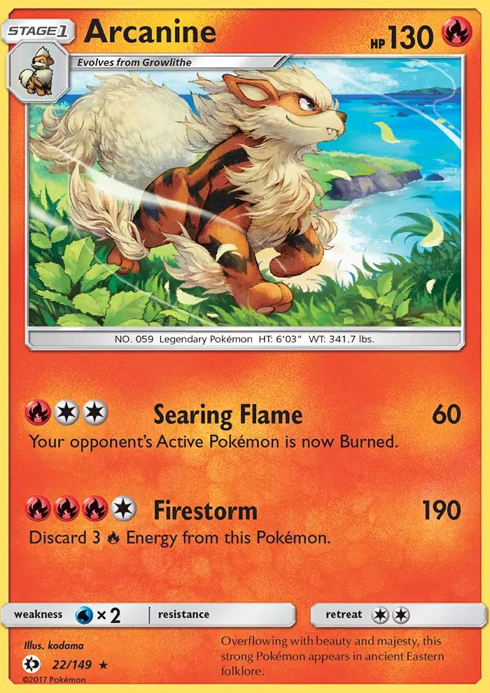 Image of Arcanine Sun and Moon (SUM) #22