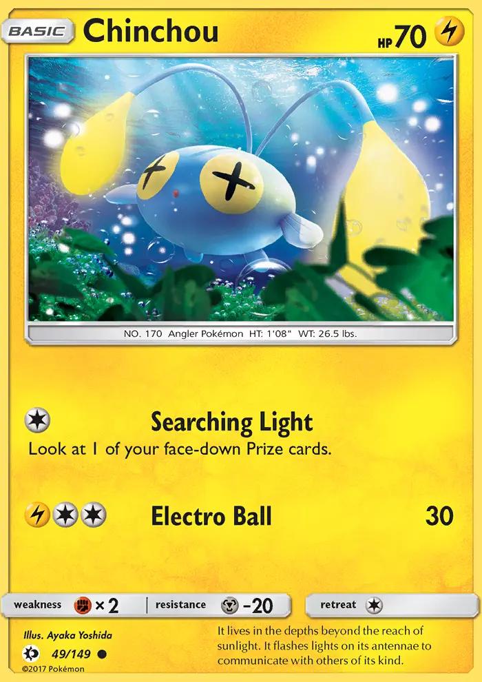 Image of Chinchou Sun and Moon (SUM) #49