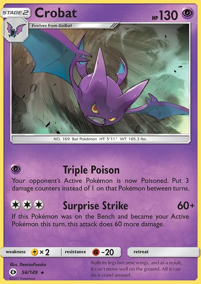 Image of Crobat Sun and Moon (SUM) #56