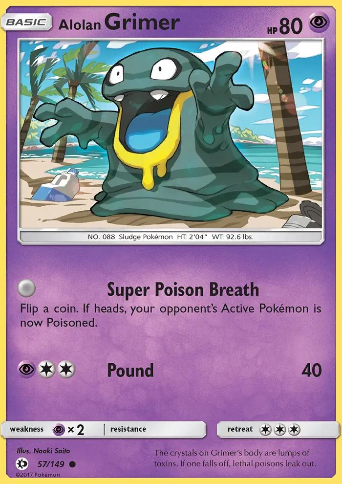 Image of Alolan Grimer Sun and Moon (SUM) #57