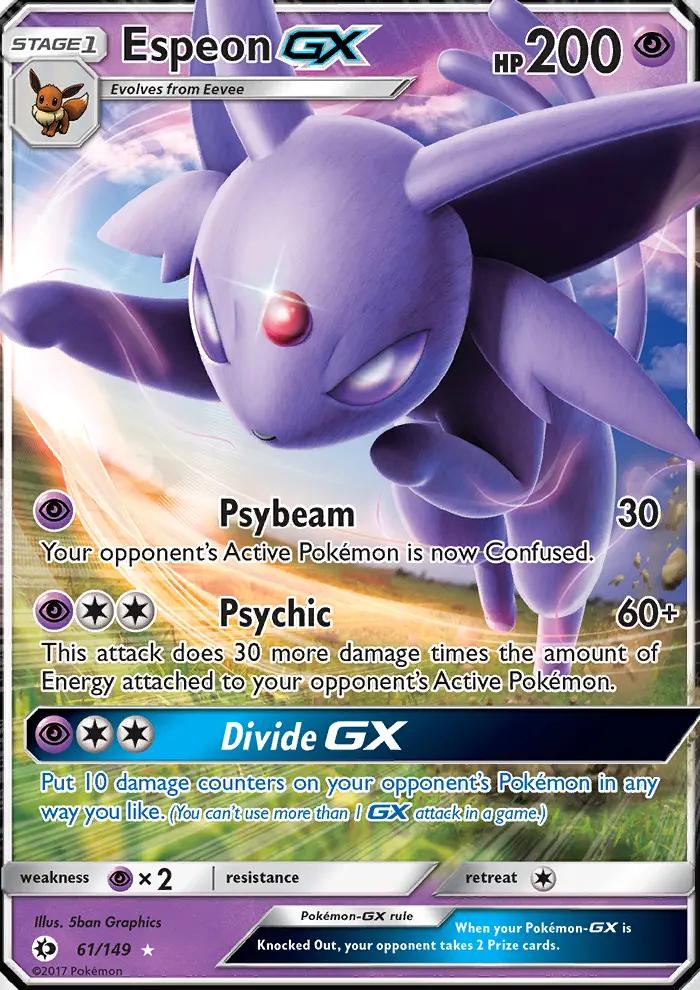 Image of Espeon-GX Sun and Moon (SUM) #61