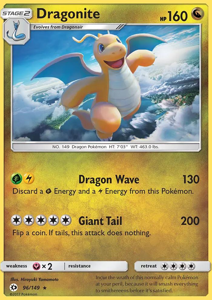 Image of Dragonite Sun and Moon (SUM) #96