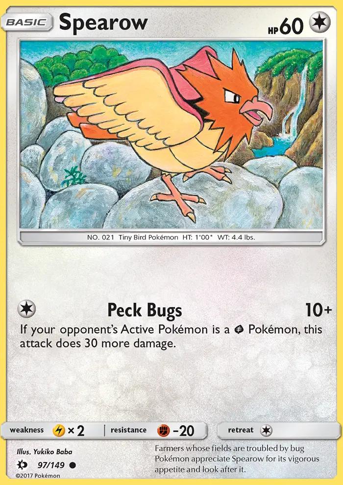 Image of Spearow Sun and Moon (SUM) #97