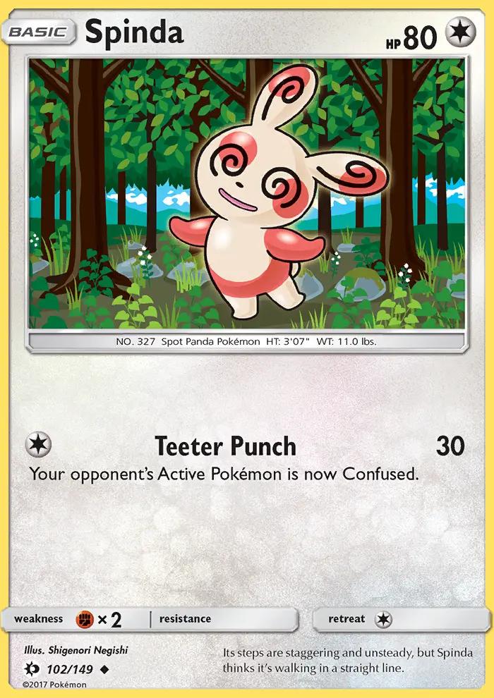 Image of Spinda Sun and Moon (SUM) #102