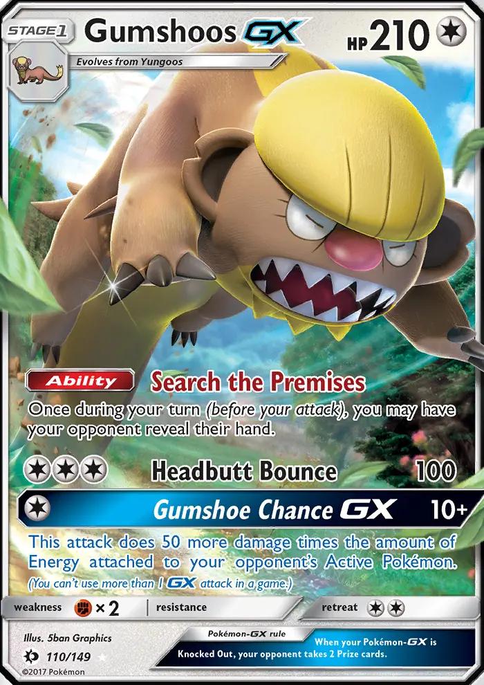 Image of Gumshoos-GX Sun and Moon (SUM) #110