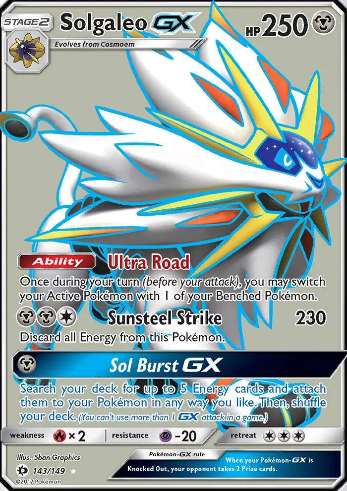 Image of Solgaleo-GX Sun and Moon (SUM) #143
