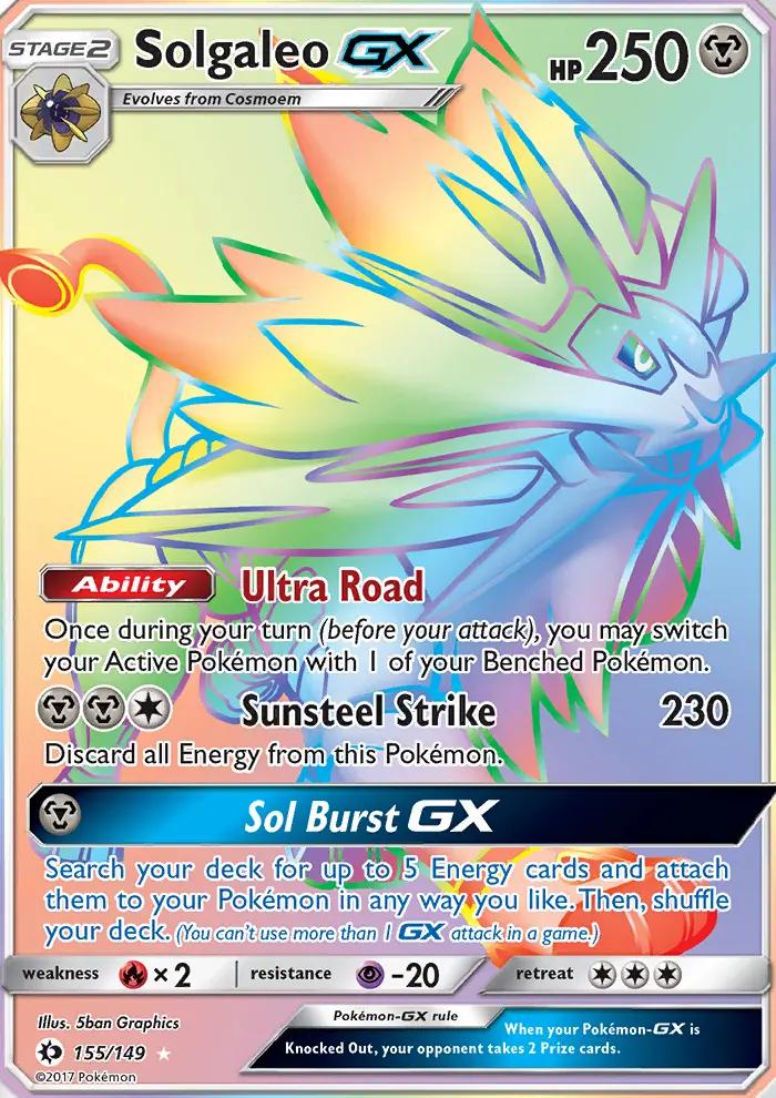 Image of Solgaleo-GX Sun and Moon (SUM) #155