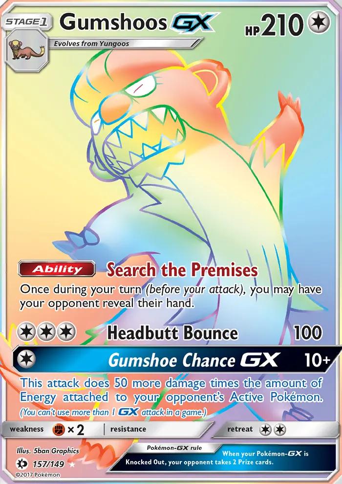 Image of Gumshoos-GX Sun and Moon (SUM) #157