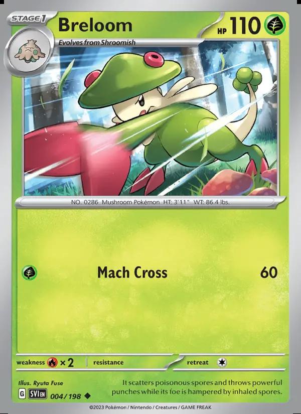 Image of Breloom Scarlet and Violet (SVI) #004